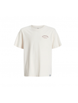 JACK & JONES MINI relaxed fit-T-shirt i hvid til drenge
