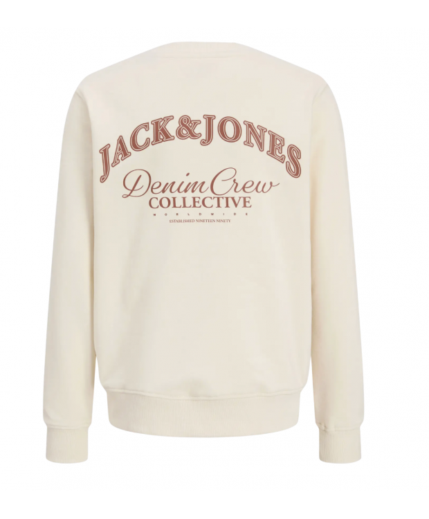 JACK & JONES MINI sweatshirt i hvid til drenge billede 2