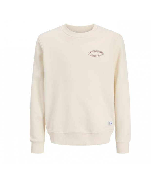 JACK & JONES MINI sweatshirt i hvid til drenge billede 1