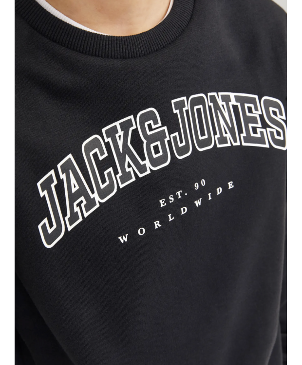 JACK & JONES MINI sweatshirt i sort til drenge billede 3