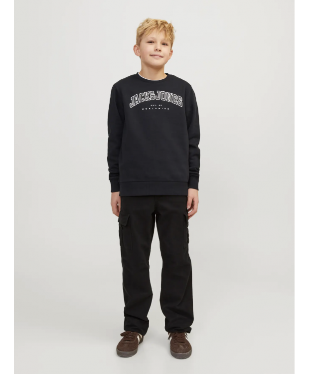 JACK & JONES MINI sweatshirt i sort til drenge billede 1