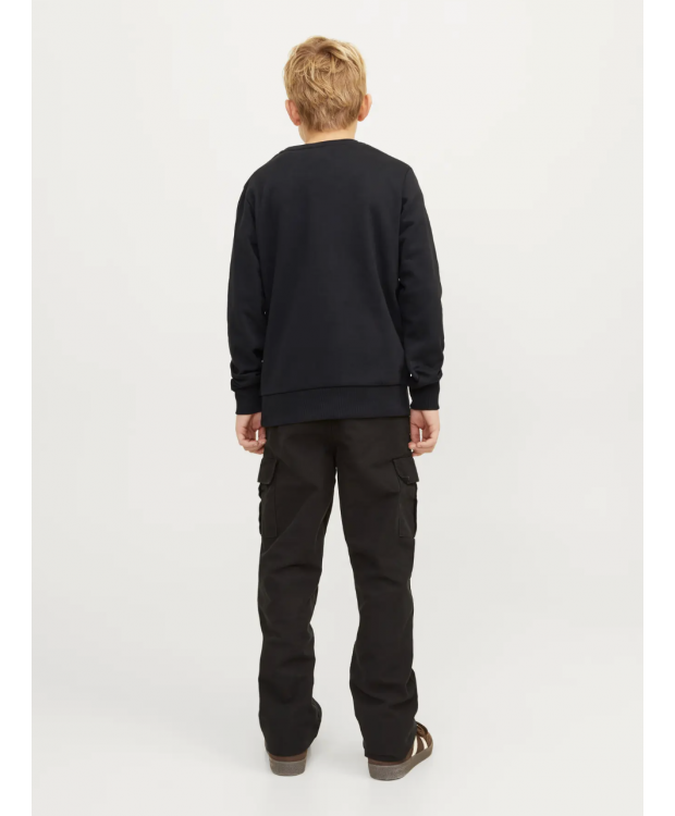 JACK & JONES MINI sweatshirt i sort til drenge billede 4