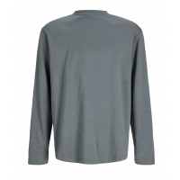JACK & JONES MINI langærmet T-shirt i grå til drenge