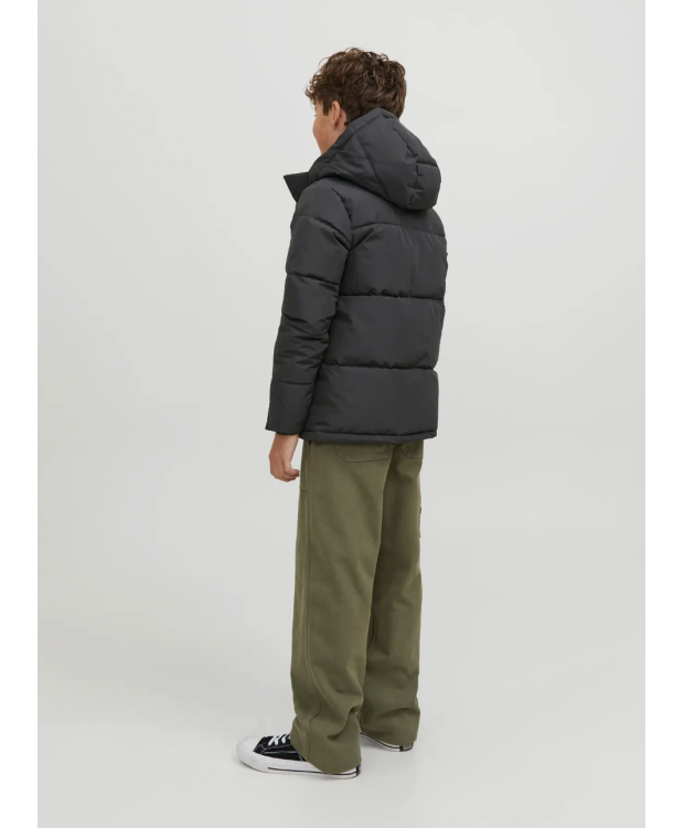 JACK & JONES MINI pufferjakke i sort til drenge billede 1