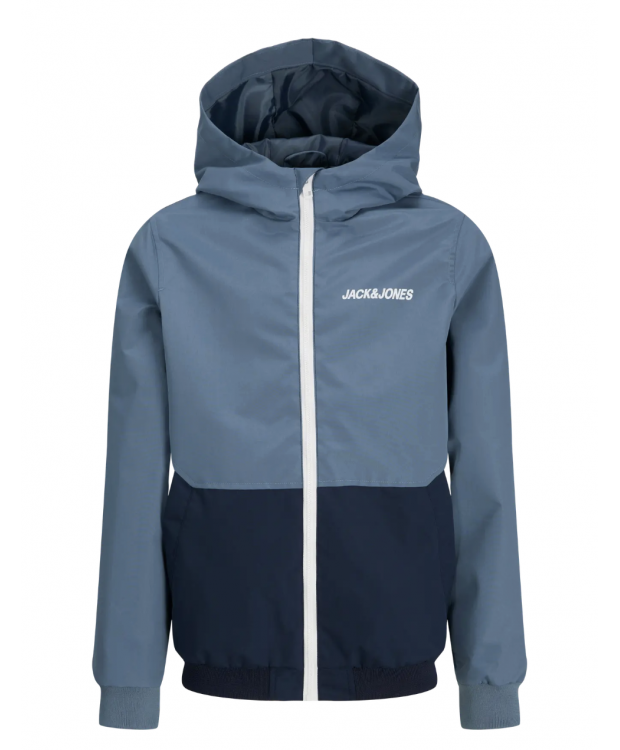 JACK & JONES MINI bomberjakke i blå til drenge billede 1