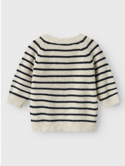 Name It langærmet strikcardigan i beige til drenge
