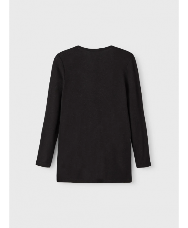Name It strikcardigan i sort til piger billede 1