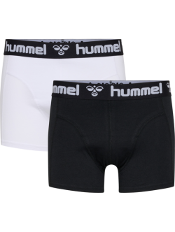 Hummel Mars boxershorts 2-pak hvid og sort til herre – OUTLET