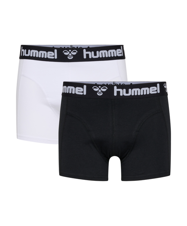 Hummel Mars boxershorts 2-pak hvid og sort til herre – OUTLET billede 1