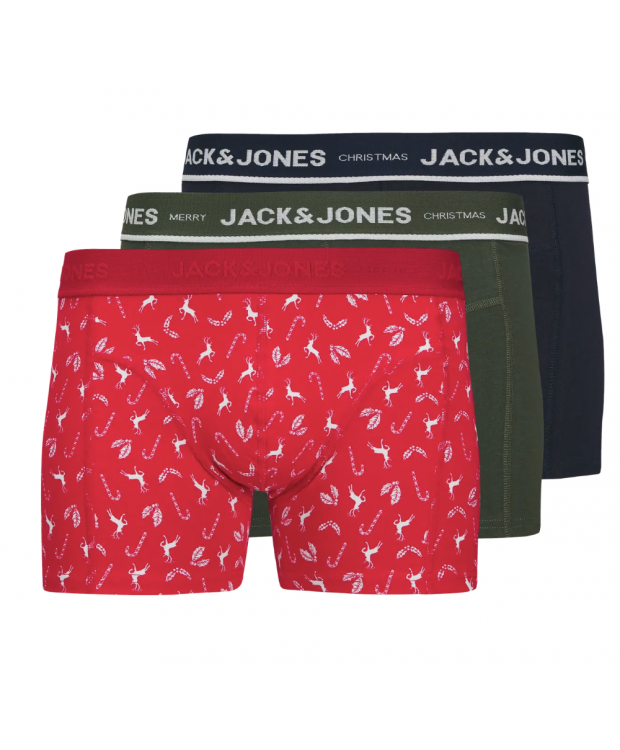 JACK & JONES KIDS 3-Pak Deer-trunks til drenge i økologisk bomuld billede 1