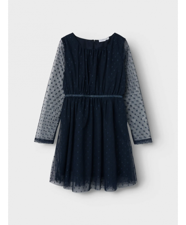 Name It kjole i dark sapphire til piger billede 1