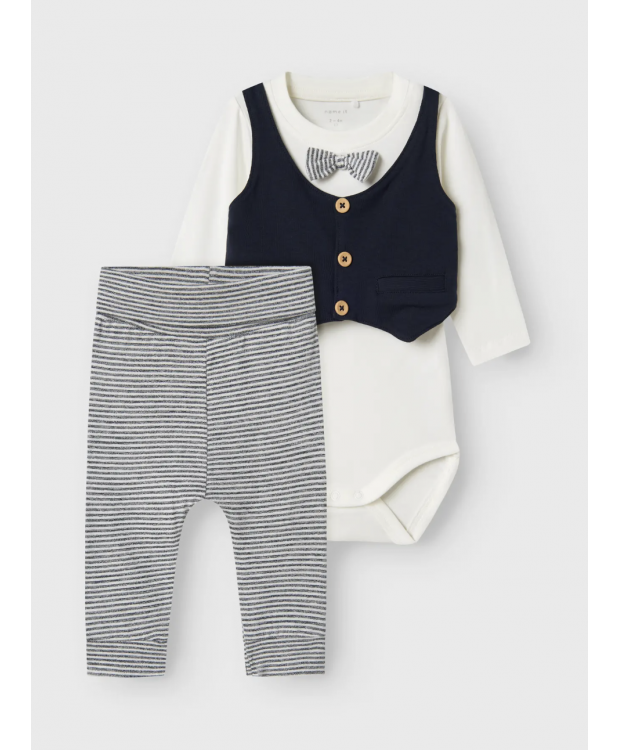 Name It bodysæt i dark sapphire til drenge billede 2