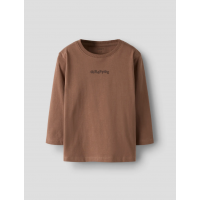 Name It langærmet Giraffe T-shirt i brun til piger