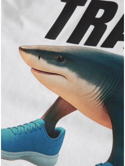 Name It Italian Brainrot T-shirt i hvid til drenge