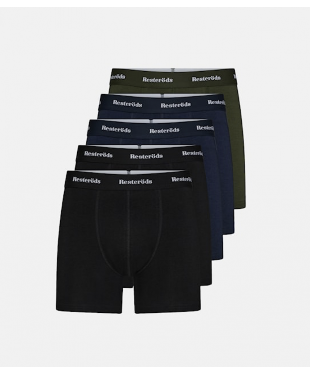 Resteröds 5-pak Kalle bambus trunks til herre billede 1
