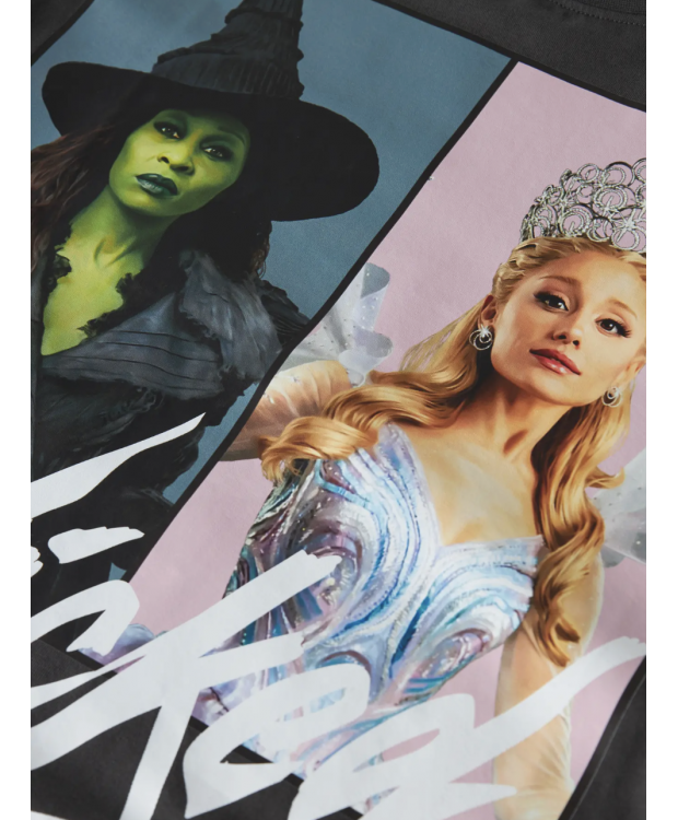 Name it "Wicked" T-shirt i sort billede 1