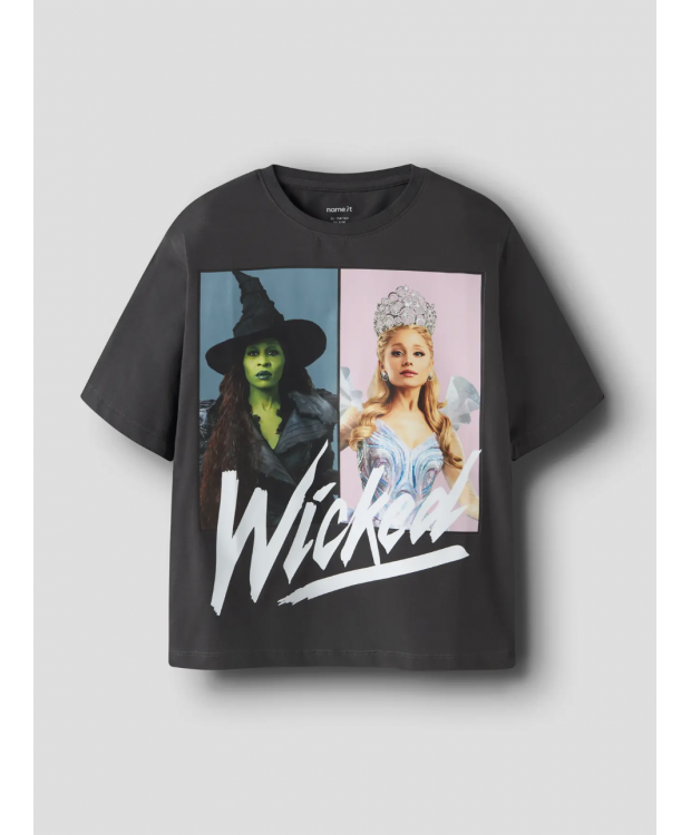 Name it "Wicked" T-shirt i sort billede 2