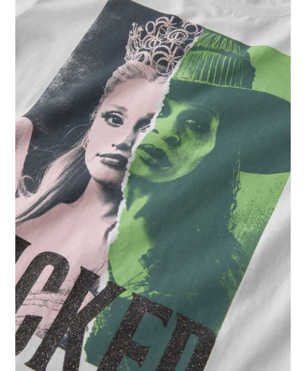 Name it "Wicked" T-shirt i hvid til piger billede 1