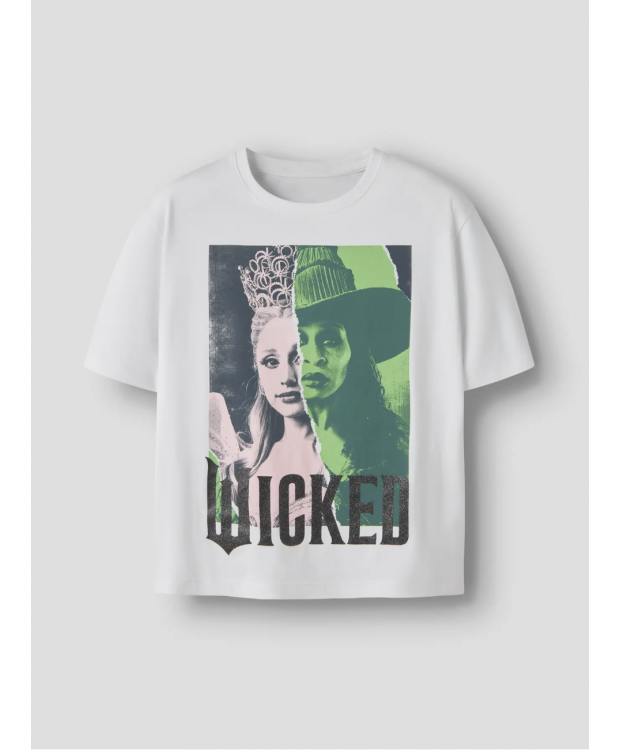 Name it "Wicked" T-shirt i hvid til piger billede 2