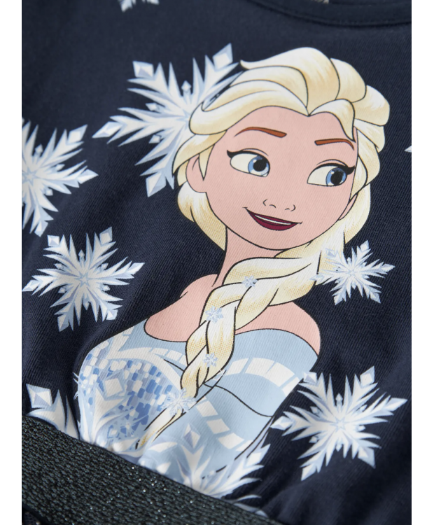 Name It Frozen Elsa-kjole i navy blazer til piger billede 2