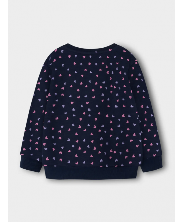 Name It fleece-sweatshirt i dark sapphire til piger billede 3