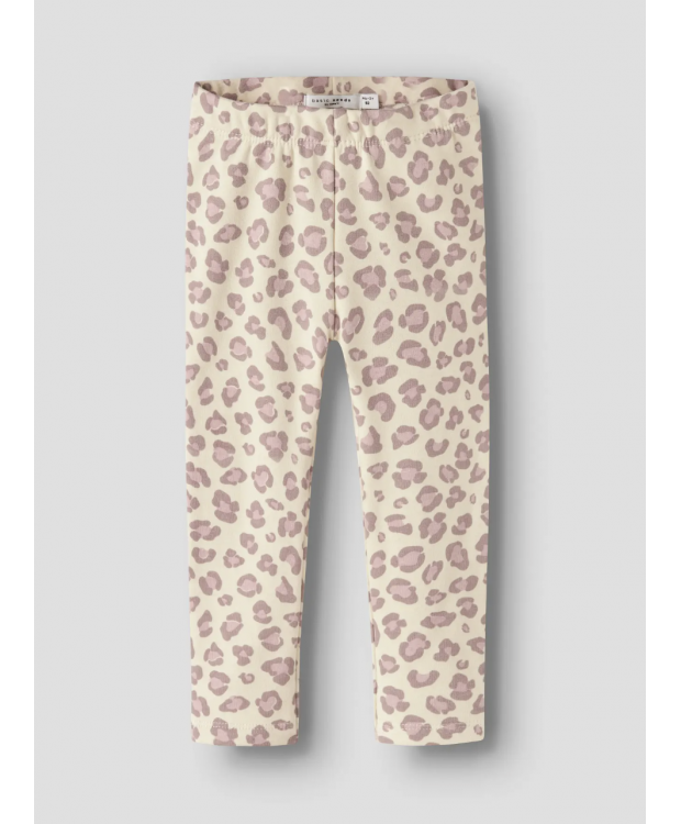 Name It fleece-sweatleggings i beige til piger billede 2