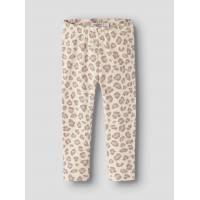 Name It fleece-sweatleggings i beige til piger