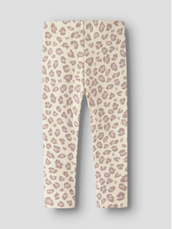 Name It fleece-sweatleggings i beige til piger