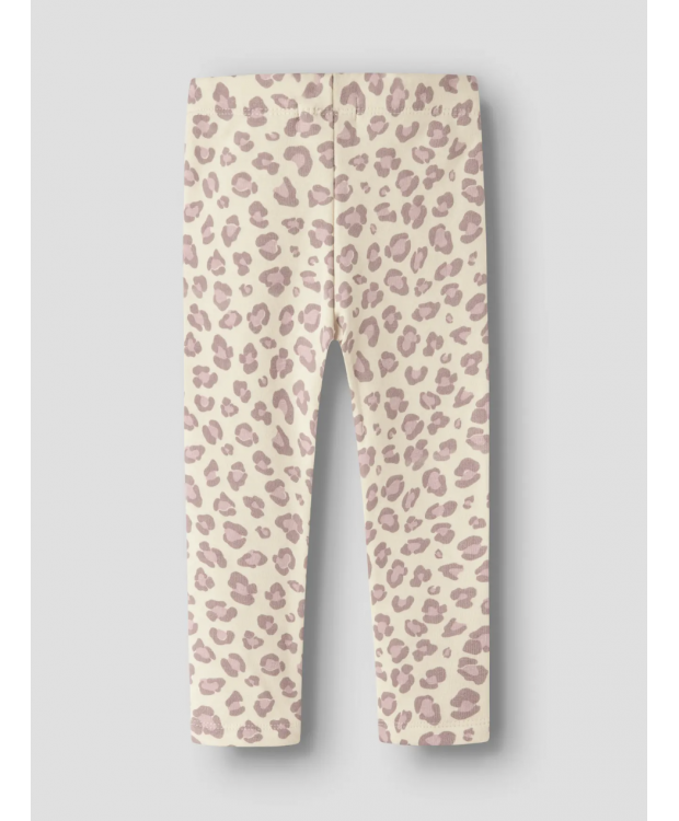 Name It fleece-sweatleggings i beige til piger billede 1