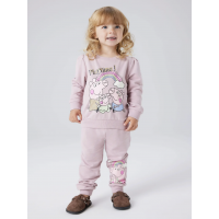 Name It Gurli Gris-sweatpants i lyserød til piger