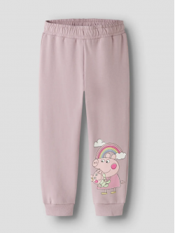 Name It Gurli Gris-sweatpants i lyserød til piger