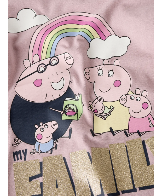 Name It Gurli Gris langærmet T-shirt i lilla til piger billede 1