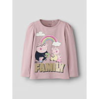Name It Gurli Gris langærmet T-shirt i lilla til piger
