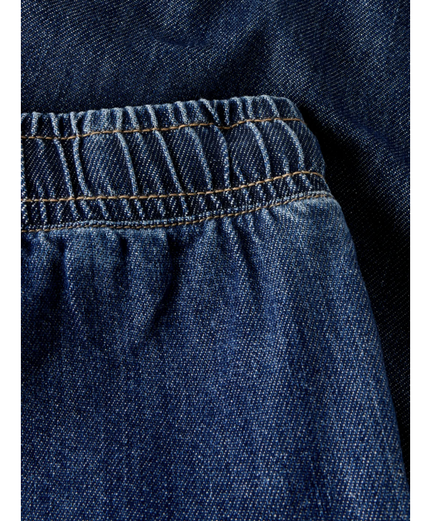 Name it Straight leg bukser i mørkeblå denim til drenge billede 3