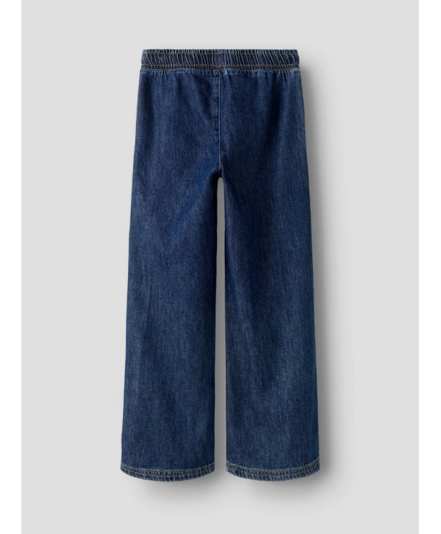 Name it Straight leg bukser i mørkeblå denim til drenge billede 1
