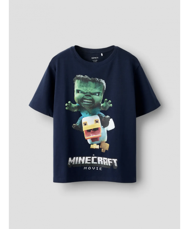Name It Minecraft-T-shirt i navy blazer til drenge billede 1