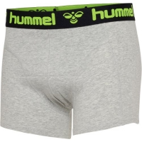 Hummel Mars boxershorts 2-pak hvid og lysegrå til herre – OUTLET