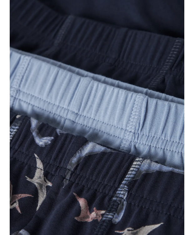 Name It 3-pak dinosaur-underbukser i navy til drenge billede 2