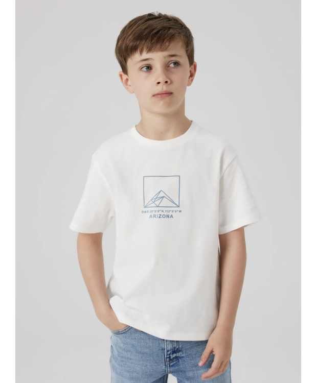 Name It T-shirt i hvid til drenge billede 1