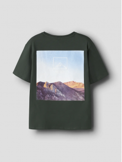 Name It T-shirt i grøn til drenge