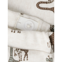 Name It ribbukser med giraf i beige til drenge
