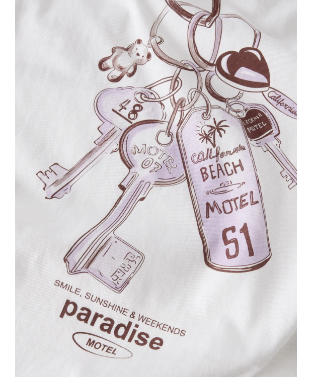 Name It T-shirt i hvid til piger billede 3