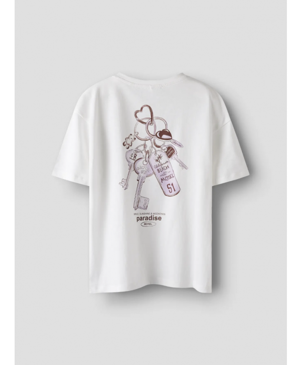 Name It T-shirt i hvid til piger billede 5