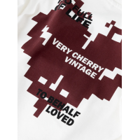 Name It langærmet T-shirt i hvid til piger