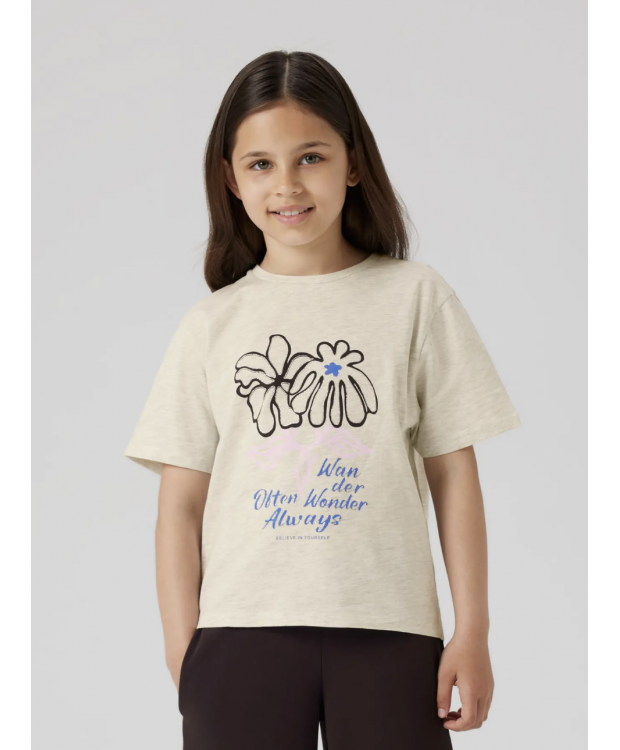 Name It T-shirt i beige til piger billede 2