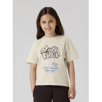 Name It T-shirt i beige til piger