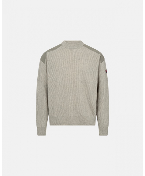 Dovre uldsweater i grå til herre billede 1