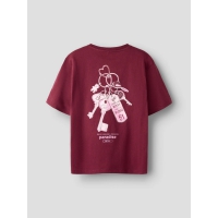 Name It T-shirt i burgundy til piger
