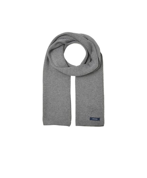 JACK & JONES strikket halstørklæde i grå til herre billede 1