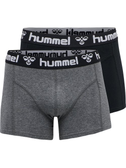 Hummel Mars boxershorts 2-pak sort og mørkegrå til herre – OUTLET